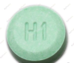 Apo Hydromorphone tablets 1mg Canada authentic green round tablet with “APO” and “H1” imprint